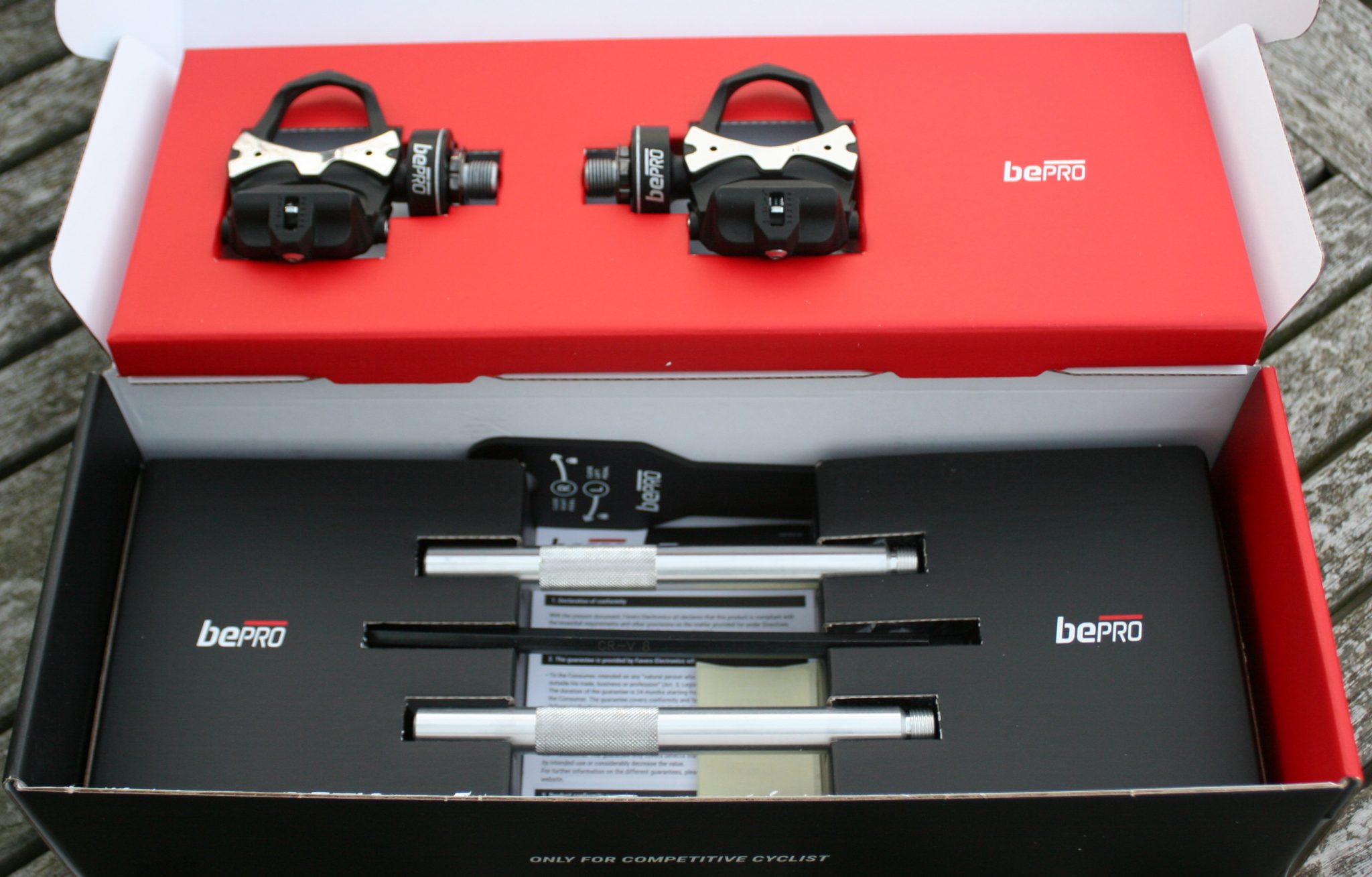 Favero bePRO Pedals - Power Meter Review Unboxing