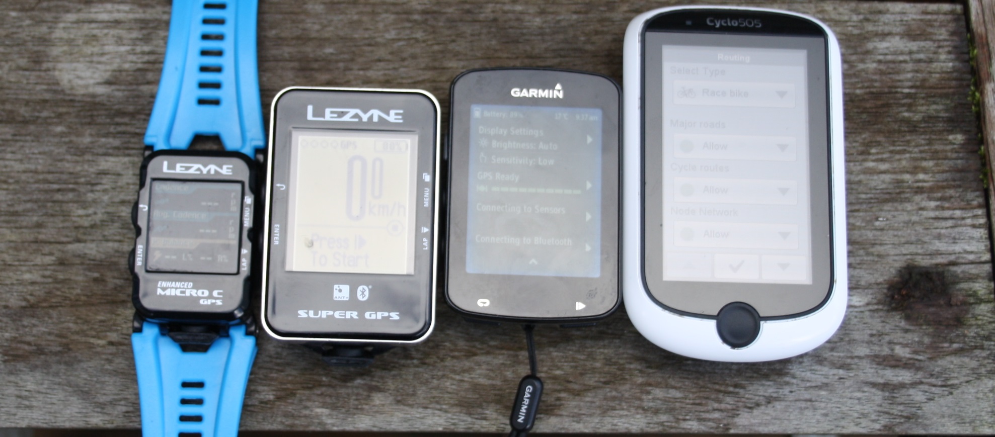 Lezyne Micro C GPS Watch - Bike Watch Comparison