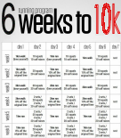 6 weeks to 10k training-plan
