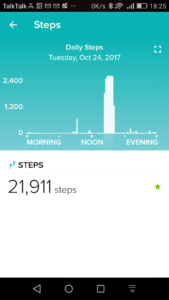 daily-steps-summary-ionic-fitbit app