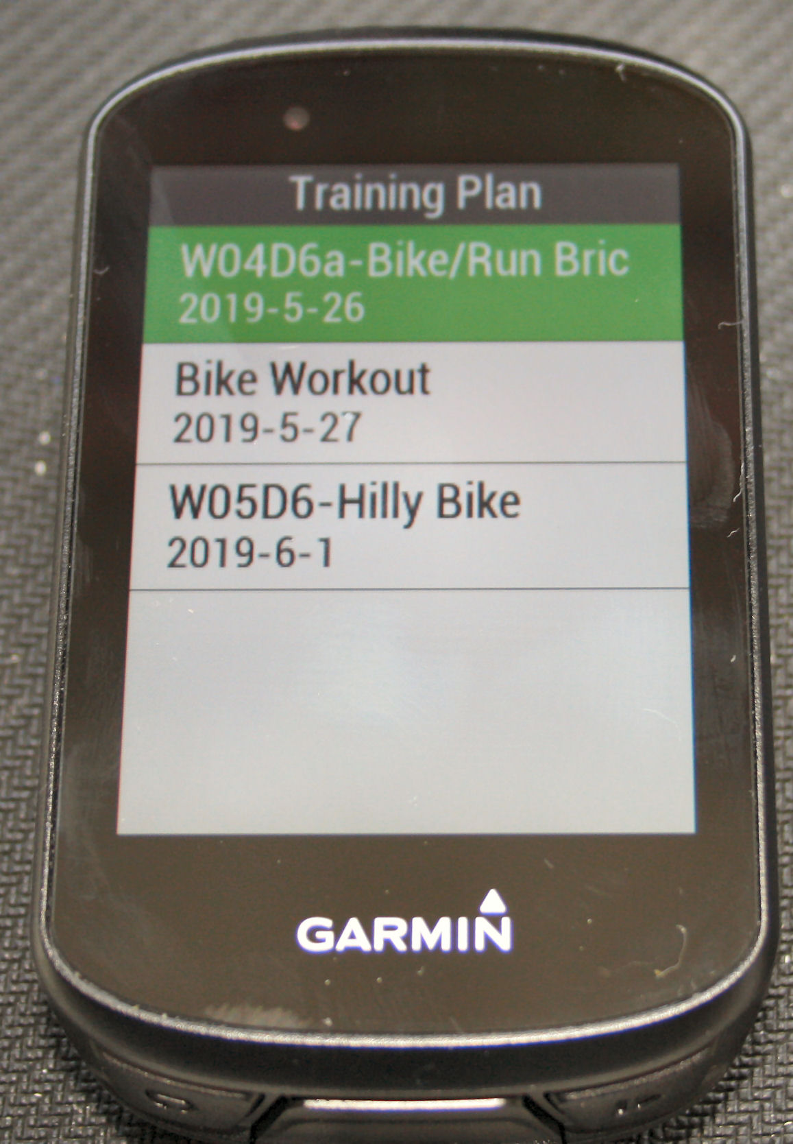 Garmin Edge 530 Review Training Plan