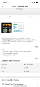STRYD Structured Workouts