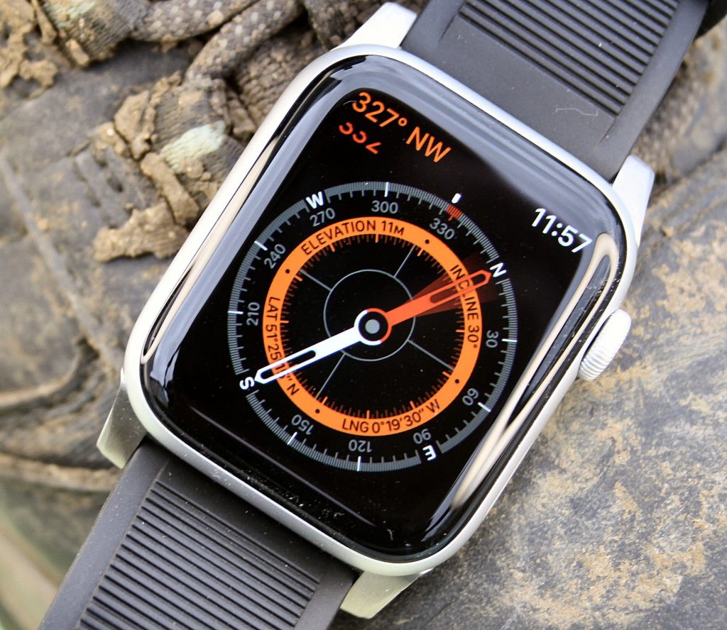 Apple Watch 6 SE 3 Compass Altimeter Barometer Routes best outdoor rugged Strap weather complication