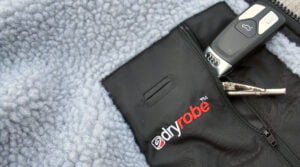 DryRobe one medium sized interior pocket with zip