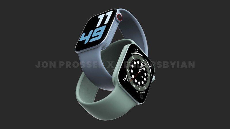 Apple Watch 7 imagined by Prosser