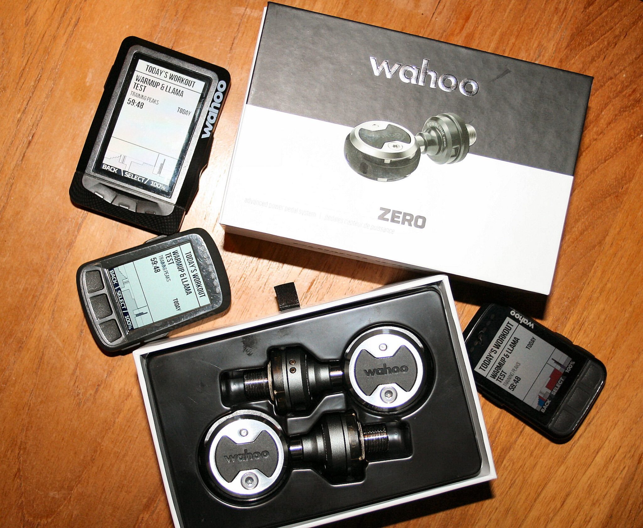 Wahoo Fitness PowrLink Zero box Review dual pedals