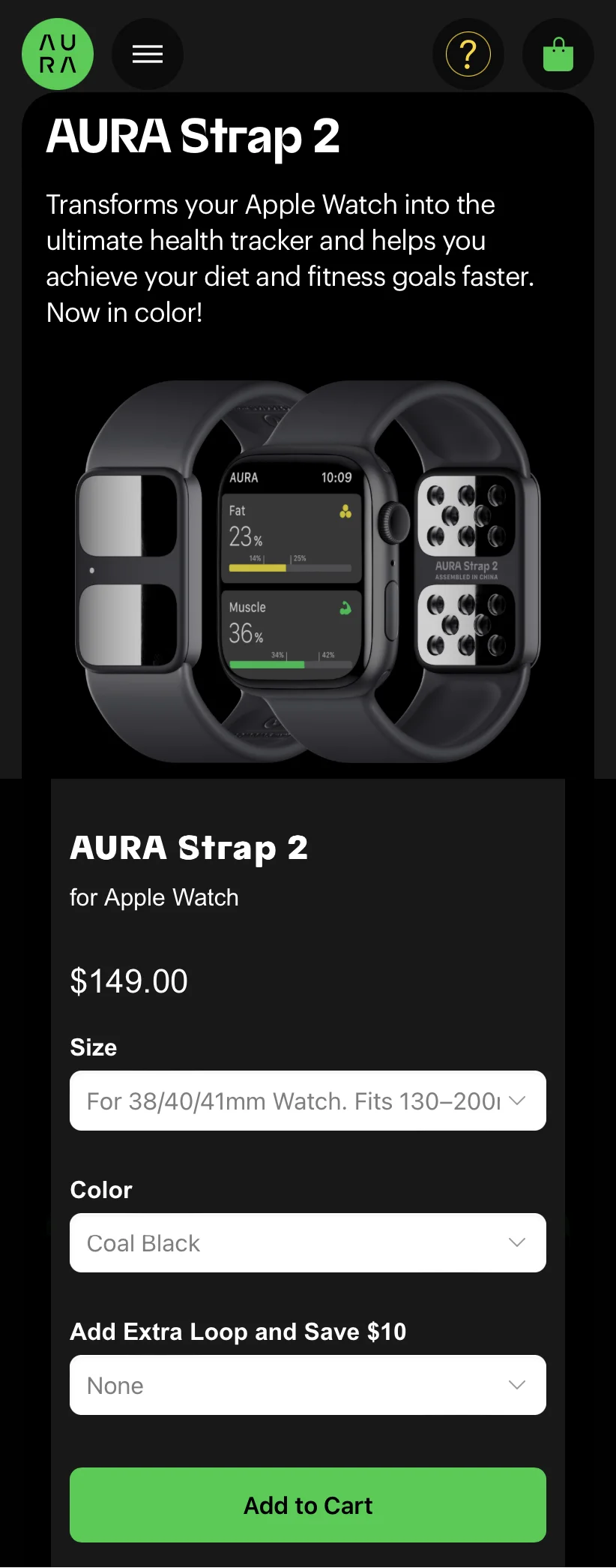 Aura Strap 2, Support This Site