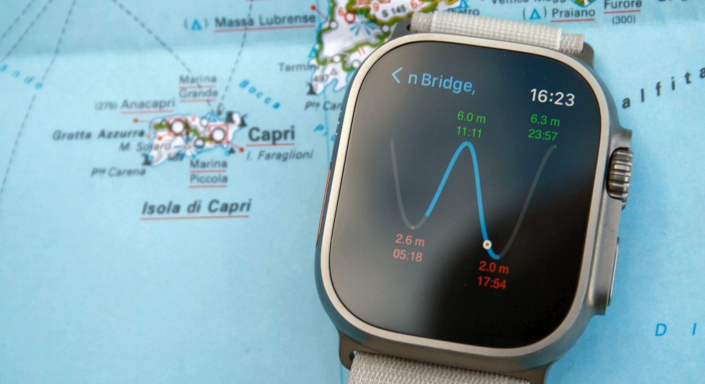 Apple Watch Ultra TIDES app