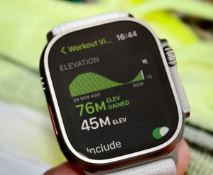 Apple Watch Ultra elevation