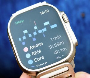 Apple Watch Ultra nightly sleep stages