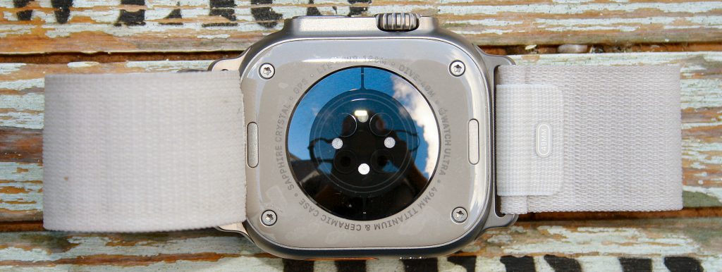 Apple Watch Ultra underside view