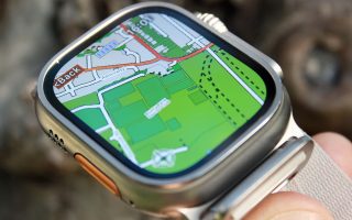 Apple Watch Ultra with WorkOutDoors App