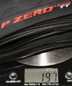 Pirelli P ZERO Race TT Clincher Tyre weight