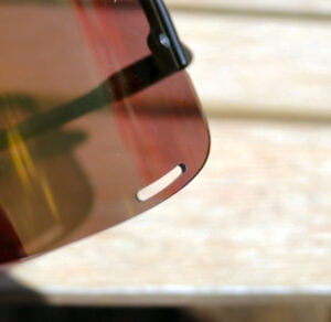vinco performance eyewear sunglasses sports ventilation detail