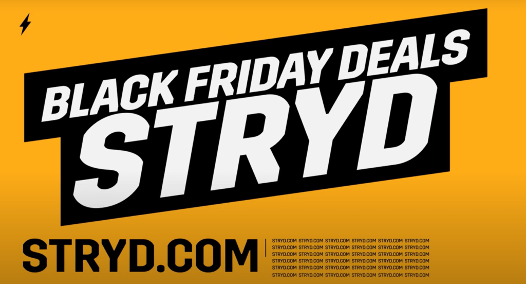 stryd black friday discount sale