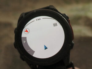 Garmin Fenix 8 Map Scale Arc