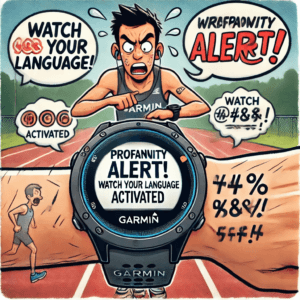 garmin swearing